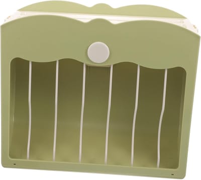 Hooihouder Konijn - Voerbak Kleine Dieren - Net Kooi Houden - Langzaam Eten - 25x21x13cm - Lichtgroen