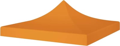 Partytentdak - Feesttent Overkapping - Buitenfeesten Organiseren - Weerbestendige PVC Coating - 2 x 2 m - Oranje