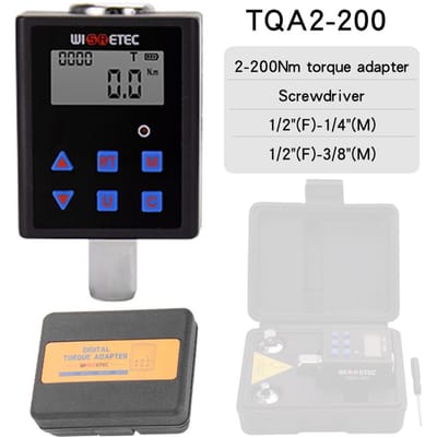 Digitale koppelmeter Digitale achtergrondverlichting Tweerichtingsmeting Twee werkmodi instelbaar TQA2-200