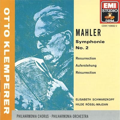 CD MAHLER KLEMPERER Mahler Symfonie nr. 2 Opstanding CDM7696622 EMI 1989 Duitsland Klassiek Gebruikt