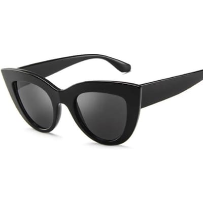 Cat-Eye Zonnebril Vrouw Stijlvol Groot Montuur Zonnebril Vrouwelijk Plastic Klassieke Stijl Designer Klassiek Cat-Eye Klassiek Gafas De Sol Other