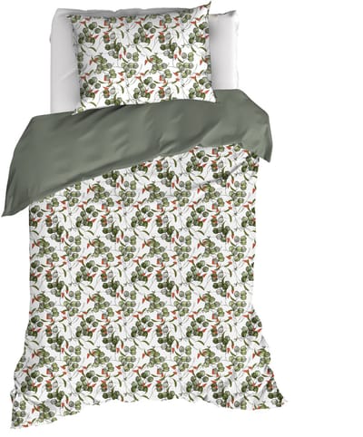 De Witte Lietaer Dekbedovertrek Whisper, Douglas Fir - 140 x 200/220 - Katoen Percal