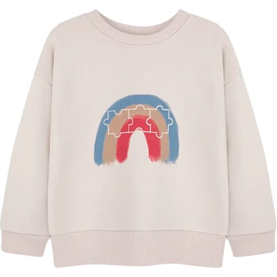 Baby sweater Kids on the Moon Rainbow