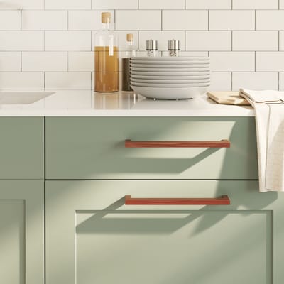 vidaXL - Handvatten - 10 - st - 224 - mm - roestvrij - staal - bronskleurig
