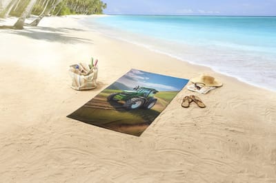 Good Morning Aart Strandlaken - 75x150 cm - Green