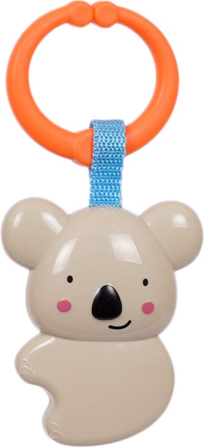 Speelgoedtopdeals - Rammelaar Hangspeeltje Buggyspeeltje - Koala grijs