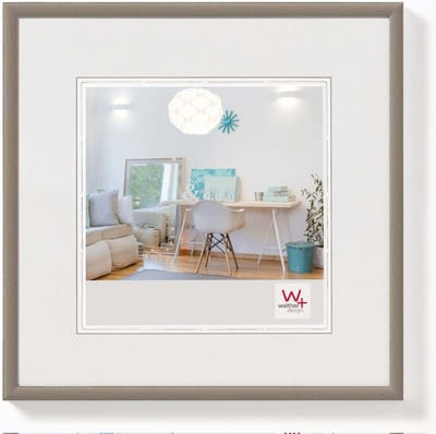 Walther New Lifestyle - Kunststof lijst - Fotoformaat 30x30 cm - Staal