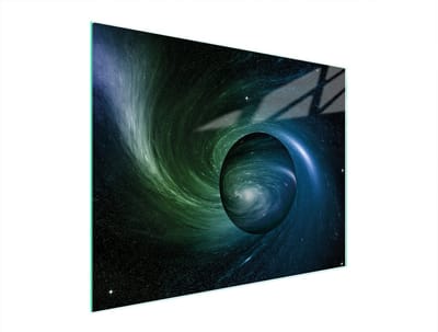 TMK ArtDeko - Snijplank - 52x40cm - Glazen Paneel - Kosmos Thema
