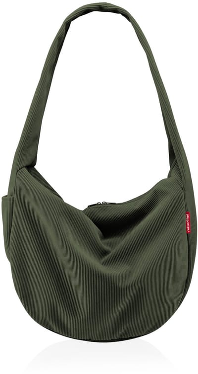 Reisenthel Moonbag Grote Crossbody Tas - Schoudertas - 24L - Cord Dark Macha Groen