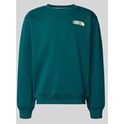 relaxed fit sweatshirt van katoenmix
