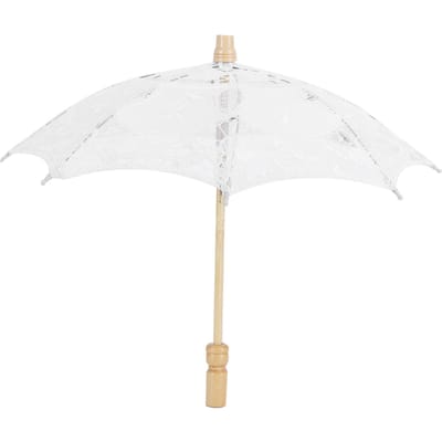 Parapluie en dentelle pour mariage, parasol de mariée, accessoires de photographie, fournitures de mariage, blanc blanc