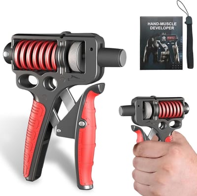 SnelShoppen - Hand Trainer Voorarmen Versterker Met Verstelbare Weerstand 5-165 kg - Duurzaam Materiaal, Comfortabele Grip, Ideaal Voor Vingerherstel,