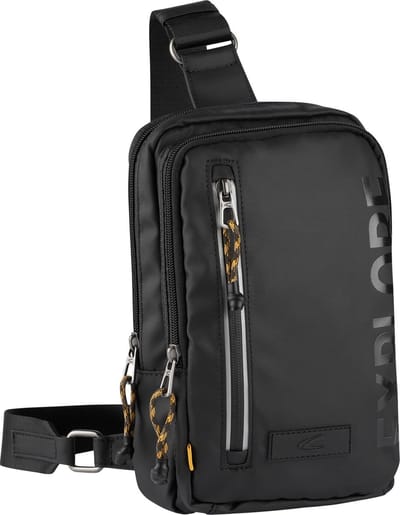 camel active Slingtas Explore Sling Backpack Black Zwart