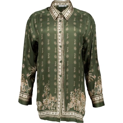 Amelie Copenhagen - Blouses Groen 8859rvs