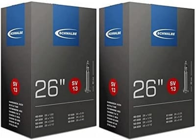 Binnenbanden voor Fietsen - Set van 2 Sclaverand Ventielen 26 Inch