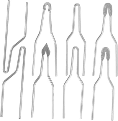 Pyrografie Tips - Houtbrand Punten - Ambachtelijk Creëren - Verschillende Vormen - 3cm - Metaal