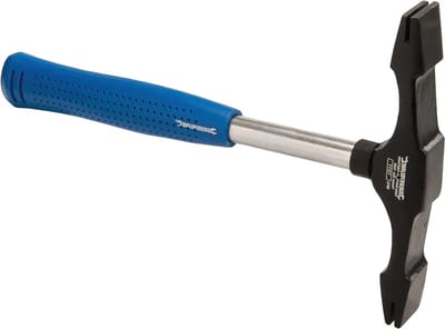 Mortelhamer met twee pinnen en stalen buissteel - 709 g