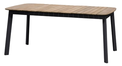 Emu Shine tafel - Teak - zwart - S