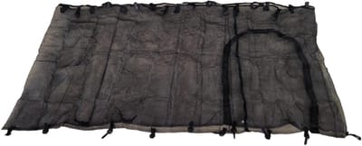 Trampoline Veiligheidsnet - Omrandingsnet Springbed - Veilig Springen - UV-bestendig Scheurbestendig - 15 meter - Zwart