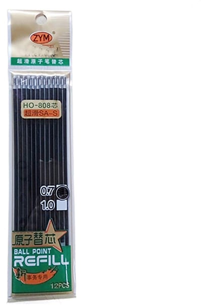 Dailygoody - 0,7 mm Medium Point Pen Refill - Vervangingen balpen - Soepel schrijven - Blauw/Zwart/Rood - Comfortabel in gebruik - Geschikt voor studi