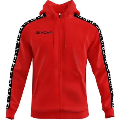 Sweatshirt capuchon met volledige rits voor kinderen Givova