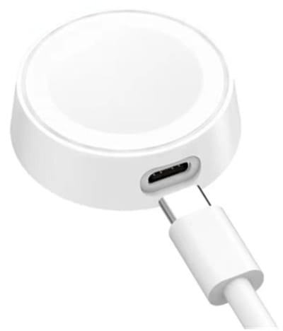 OneOne draadloze lader voor smartwatch met 0,50m oplaadkabel. Oplader adapter past op Apple Watch 1, Watch 2, Watch 3, Watch 4, Watch 5, Watch 6, Watch 7, Watch 8, Watch 9, Watch 10, Watch SE, Watch Ultra 1, Watch Ultra 2