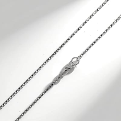 Cavill - 375 Witgouden Ketting - 9K Wit Goud - 50 cm - Klassieke Pantserketting - Luxe Hoogglans Goud 2 36 g
