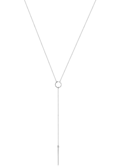 Elli - Halsketting - Dames Y-Ketting Geo Minimaal in 925 Sterling Zilver - Dames