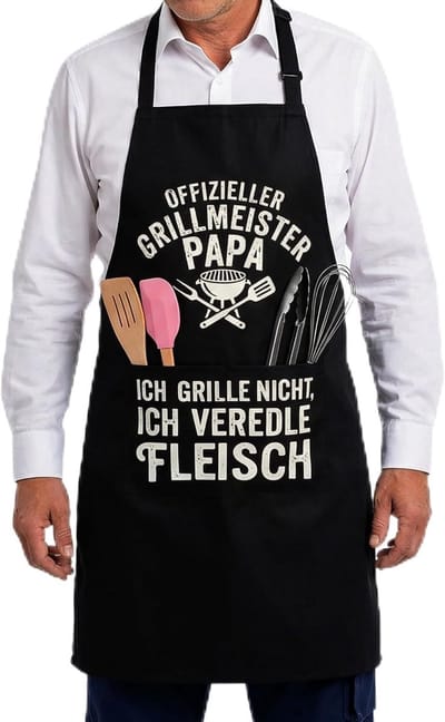 Kookschorten met riemen en tas voor papa - Perfecte Vaderdagcadeaus voor enthousiaste koks en grillliefhebbers