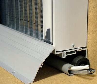 Aluminium Drempel - Vliegendeur Profiel - Tochtvrij Wonen - Stevig Aluminium - 75 cm - Zilver