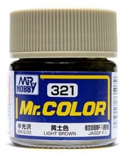 Gunze Mr. Hobby C-321 - Mr. Color 10 ml Light Brown - Lacquer Modelbouwverf