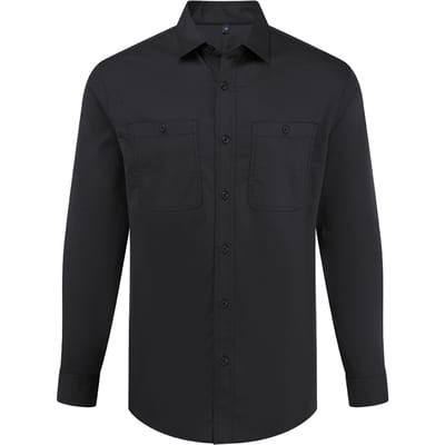 Premier Unisex Volwassen Utility 2.0 Shirt (Zwart)