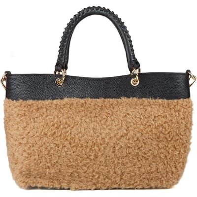 Giulia Monti Tote Bag T.Sabbia+Nero