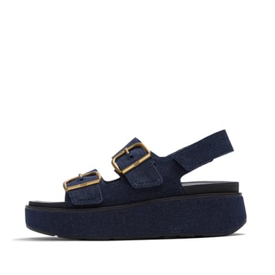 FitFlop Gen-ff max buckle denim back-strap sandals