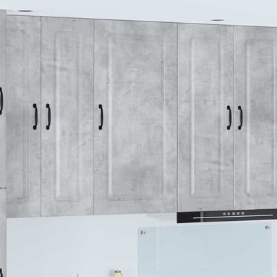vidaXL - Vaatwasserpaneel - Kalmar - Beton - Grijs - 50 - x - 31 - x - 100 - cm