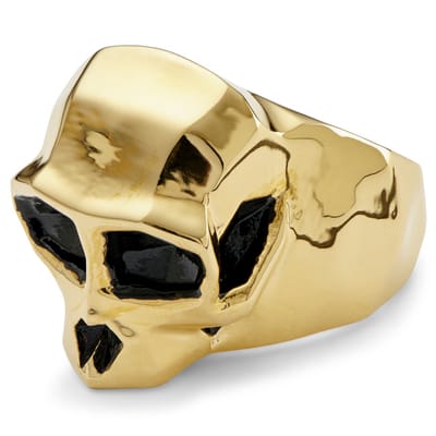 Mack Goudkleurige Apenschedelring