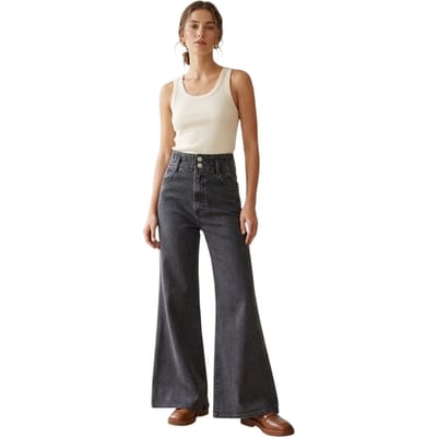 Levis Tapered denimjeans voor dames met ribcage-pasvorm (Eerste of laatste)
