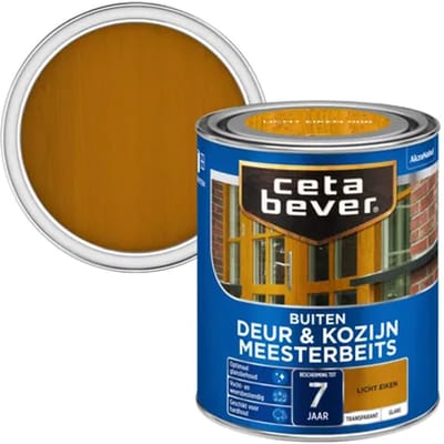 Cetabever Deur- & Kozijnbeits Deur & Kozijn - Licht Eiken - Glans - 750ml