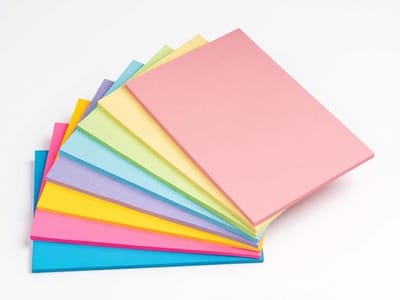 Maison Elara Grote Zelfklevende Notitieblaadjes 100 x 150 mm - 400 Stuks, Kleurrijke Sticky Notes voor Kantoor en Thuis