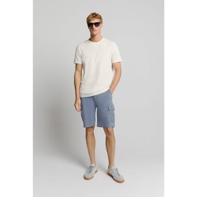 No Excess Short Cargo Jersey Washed Blue Maat: XXL | Korte Broeken Outlet | Heren | Blauw