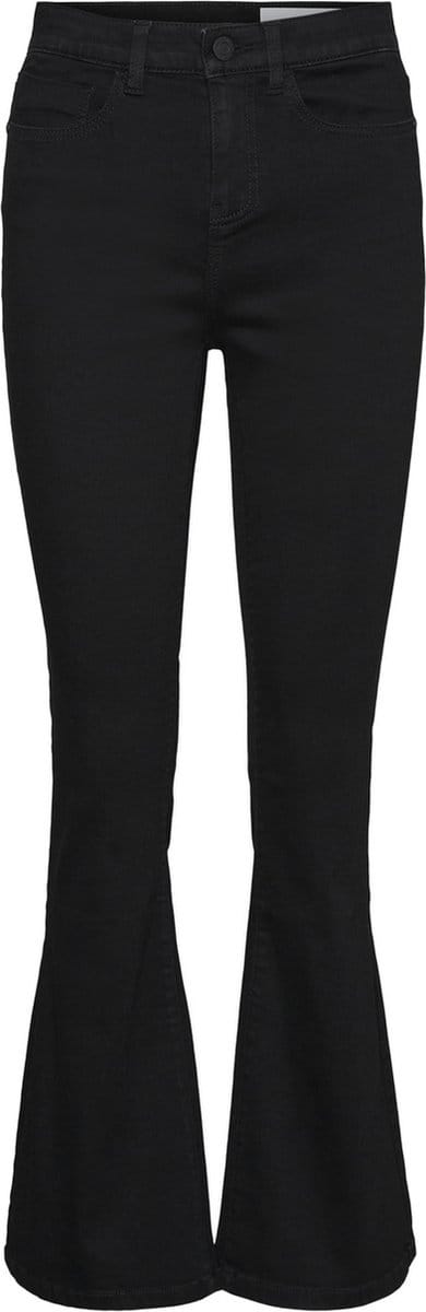 Noisy may Jeans Nmsallie Hw Flare Jeans Vi023bl Noo 27017554 Black Dames Maat - W27 X L34