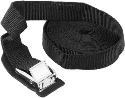Bevestigingsriemen - Spanbanden Cargo - Lading Zekeren - Versterkte Gesp - 300 x 3.2 CM - Zwart