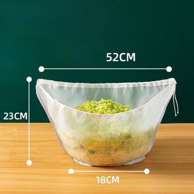 Waterdispenser voor Vulling van Dumplings Knijpzak voor Groentevulling Huishoudelijke Kool Afdruipzak Filterzak L
