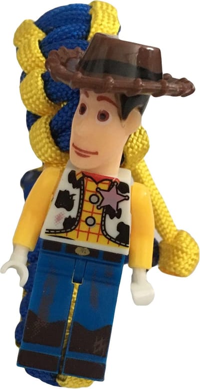 Kinderarmband gevlochten bouwpoppetje