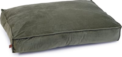 Designed by Lotte Nalino - Hondenkussen - Fluweel - Velvet - Groen - 100x70x15 cm