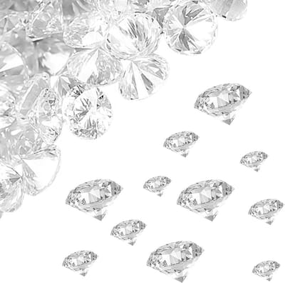 4200 stuks diamanten decoratieve stenen transparant acryl kristallen tafel strass diamanten strooidecoratie bruiloft vazenvulling glazen kralen decoratie helder voor Kerstmis verjaardag party DIY