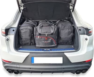 PORSCHE CAYENNE COUPE HYBRID 2020+ 4-delig Reistassen Op Maat Auto Interieur Kofferbak Organizer Accessoires