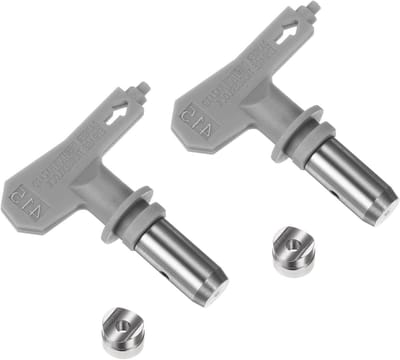 Allecta - Omkeerbare sproeiers voor airless-sproeier - 415 spuitmonden - Verfsproeiers voor hekken - Bouw en tuinen