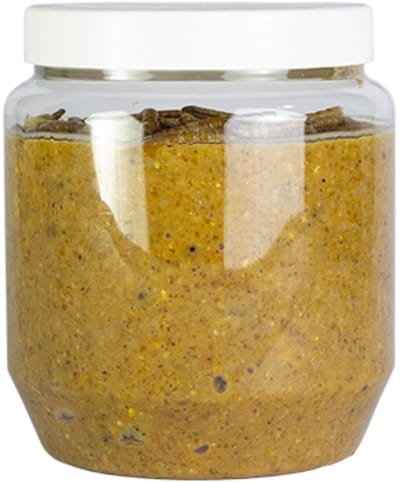 Oswalt Vogel Pindakaas Naturel - Buitenvogelvoer - 12 x 350 gram