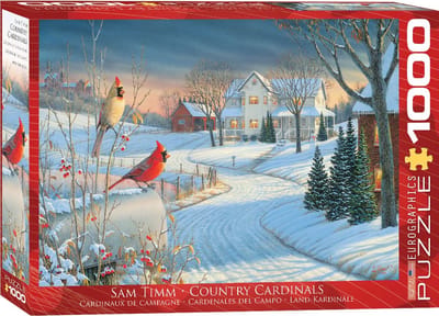 Eurographics puzzel Country Cardinals - Sam Timm - 1000 stukjes.